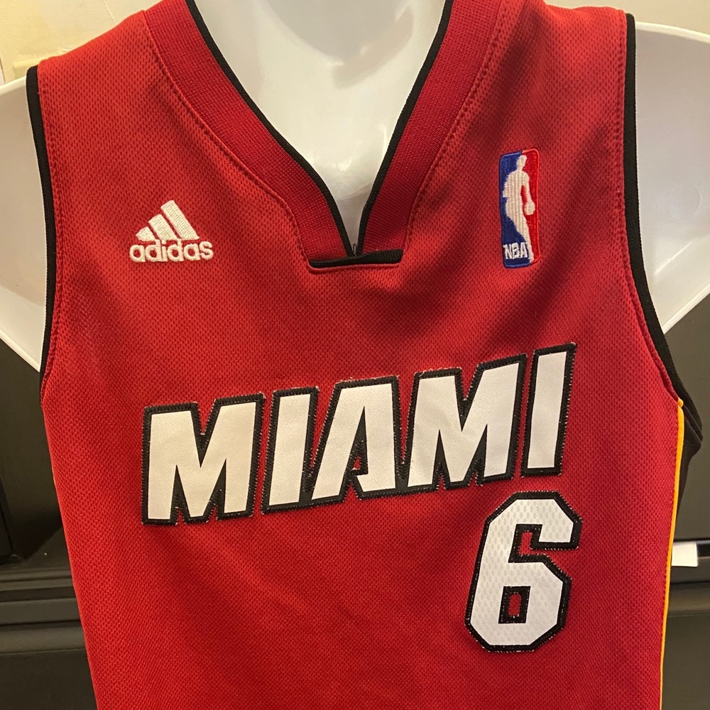 Miami Heat James #6 Jersey -Boys Small